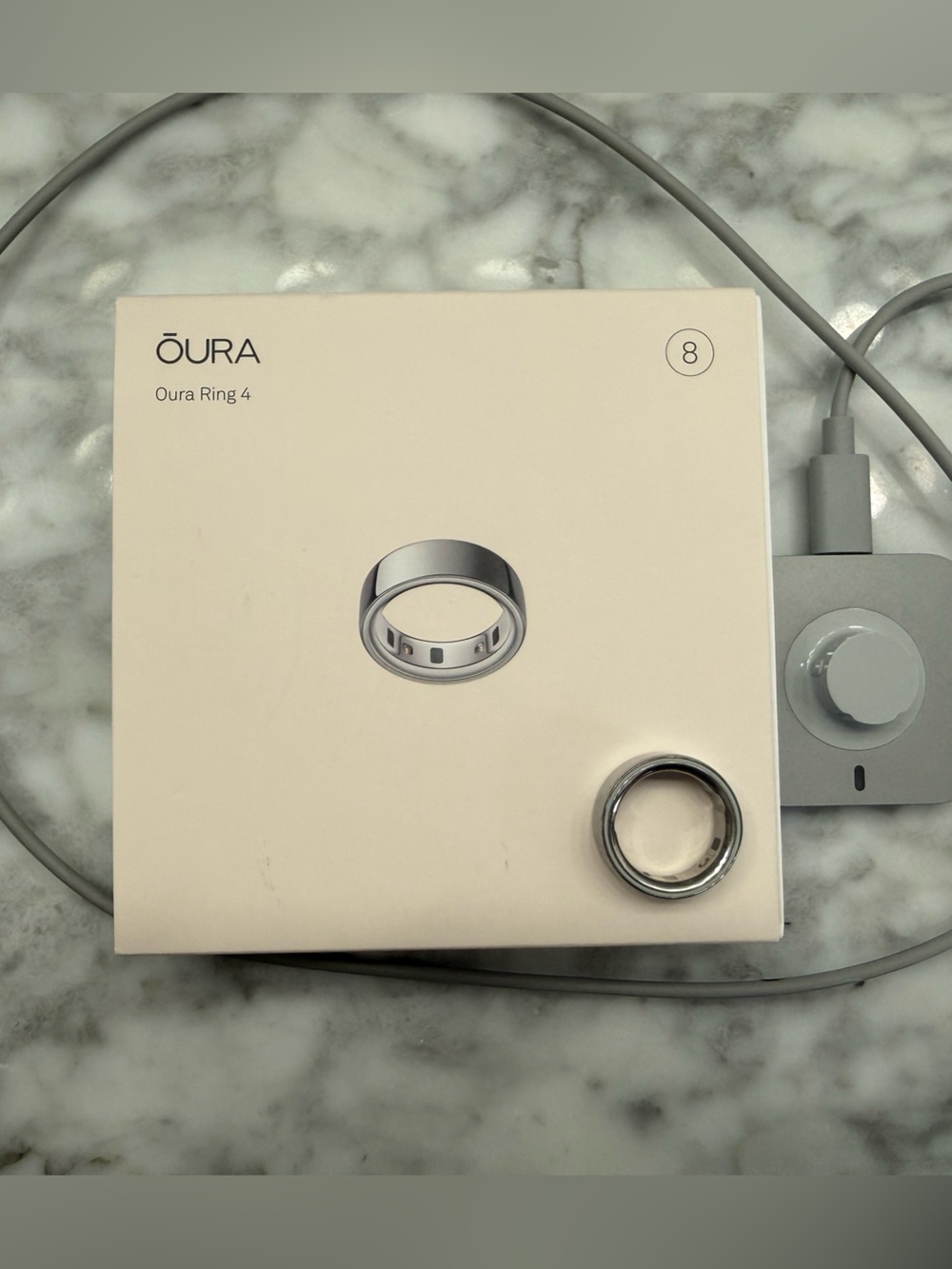 Oura Ring 4; Size 8
